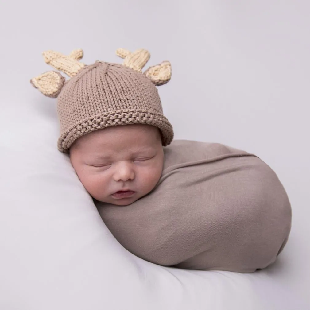 Newborn Buck Beanie Hat