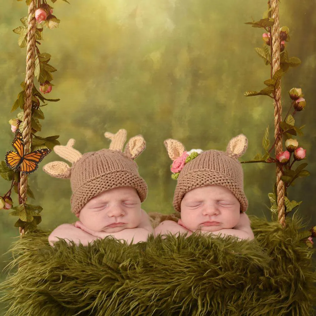 Newborn Buck Beanie Hat