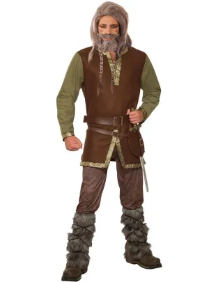 Nordic Viking Warrior Plus Size Mens Tunic Costume