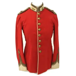 Original British WWI Gloucestershire Regiment Officer Scarlet Dress Tunic