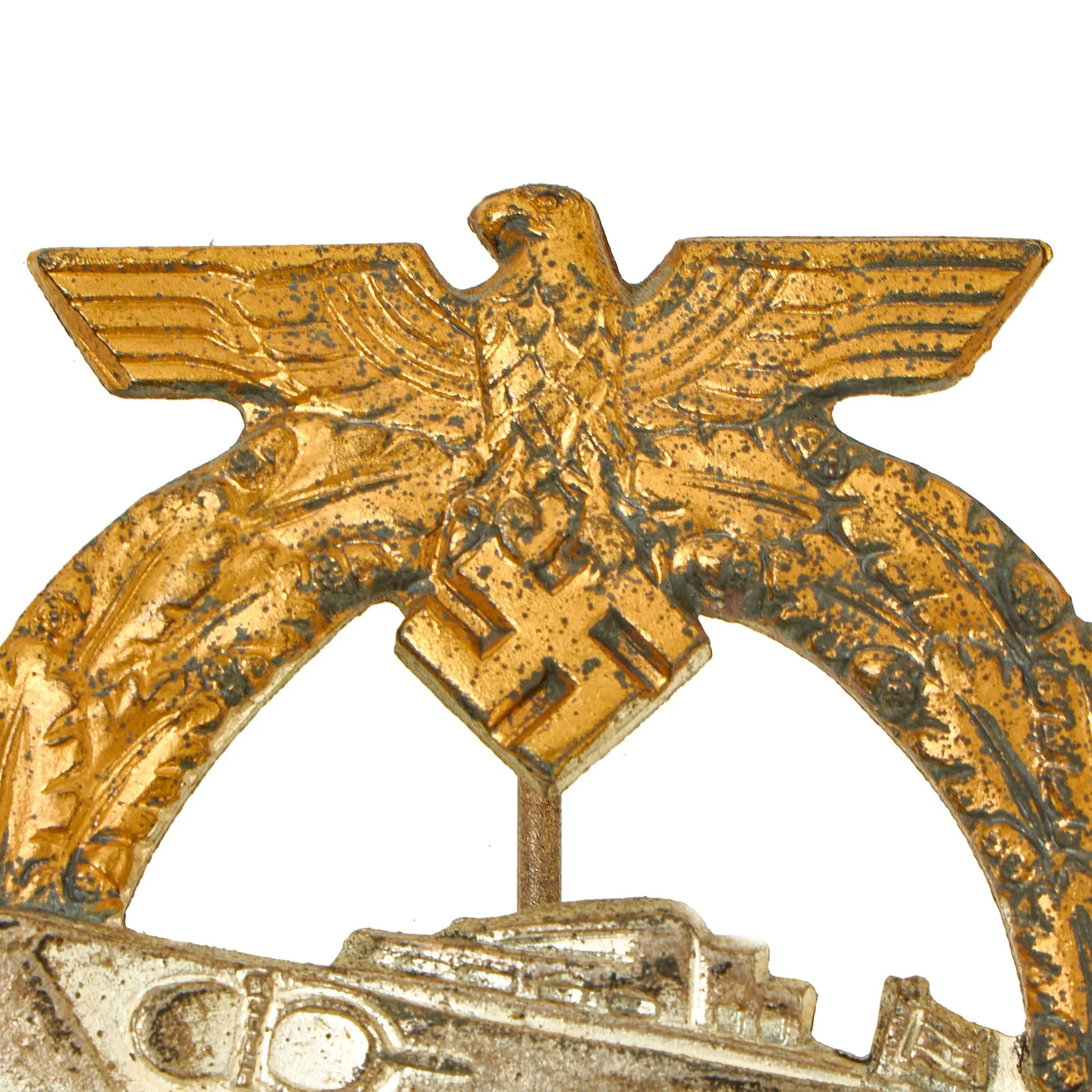 Original German WWII Kriegsmarine 2nd Model S-Boat Fast Attack Craft War Badge by by Rudolf Souval