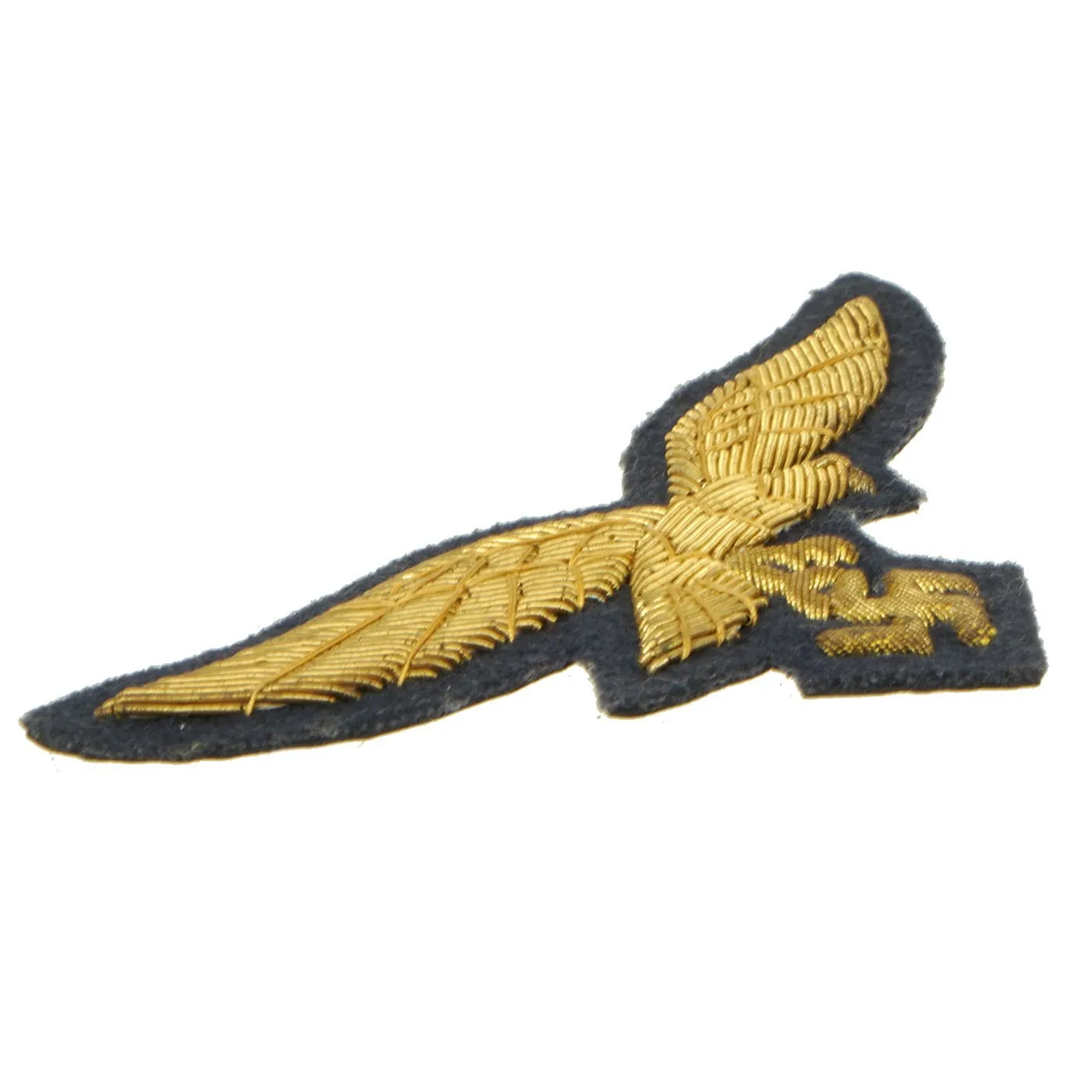 Original German WWII Unissued Luftwaffe Gold Bullion Embroidered General Rank Breast Eagle