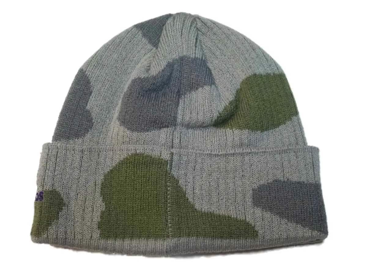 Orlando City SC Adidas Gray Green Camo Acrylic Knit Cuffed Skull Beanie Hat Cap