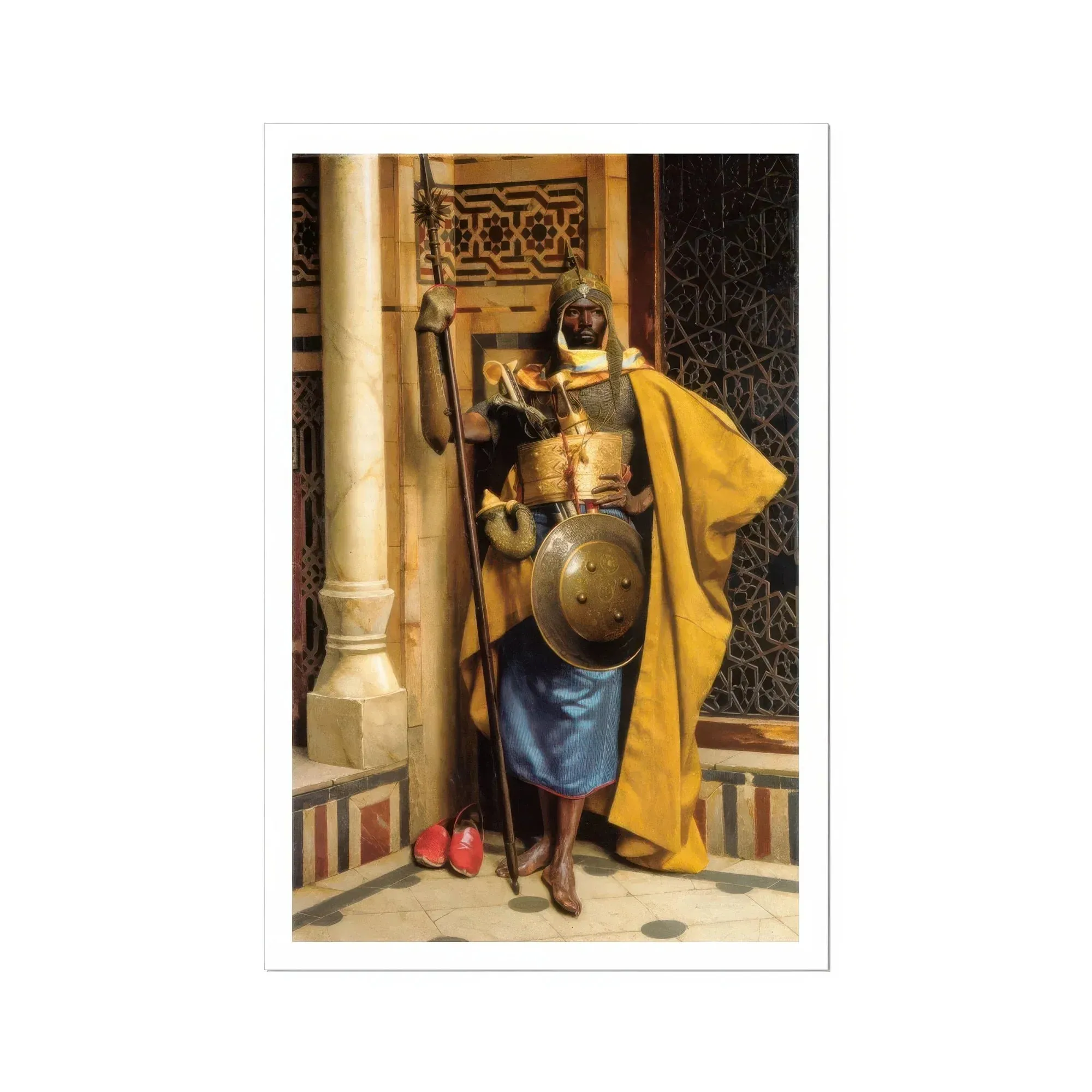 Palace Guard - Ludwig Deutsch Orientalism Art Print