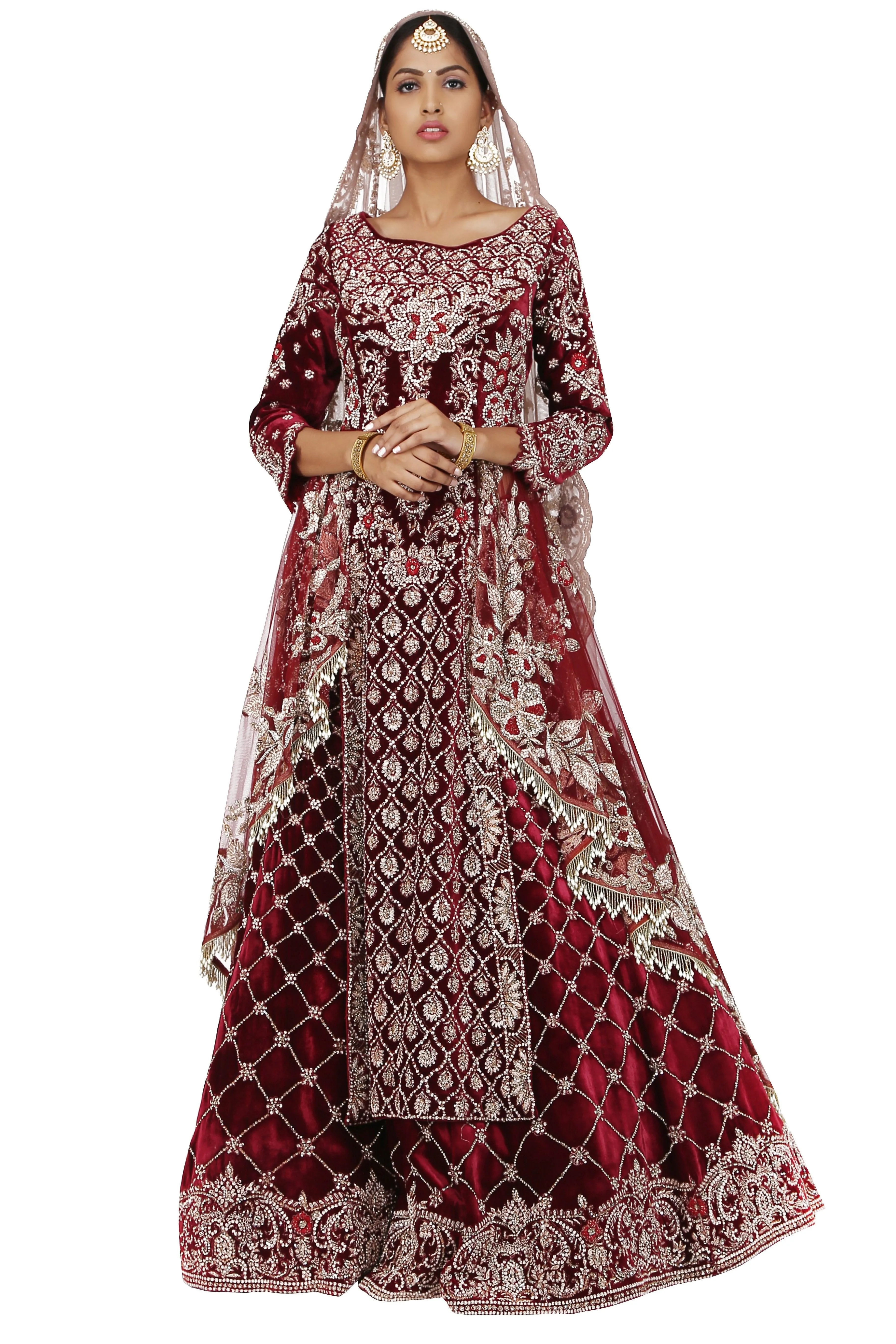 Persian Tunic Lehenga with trail