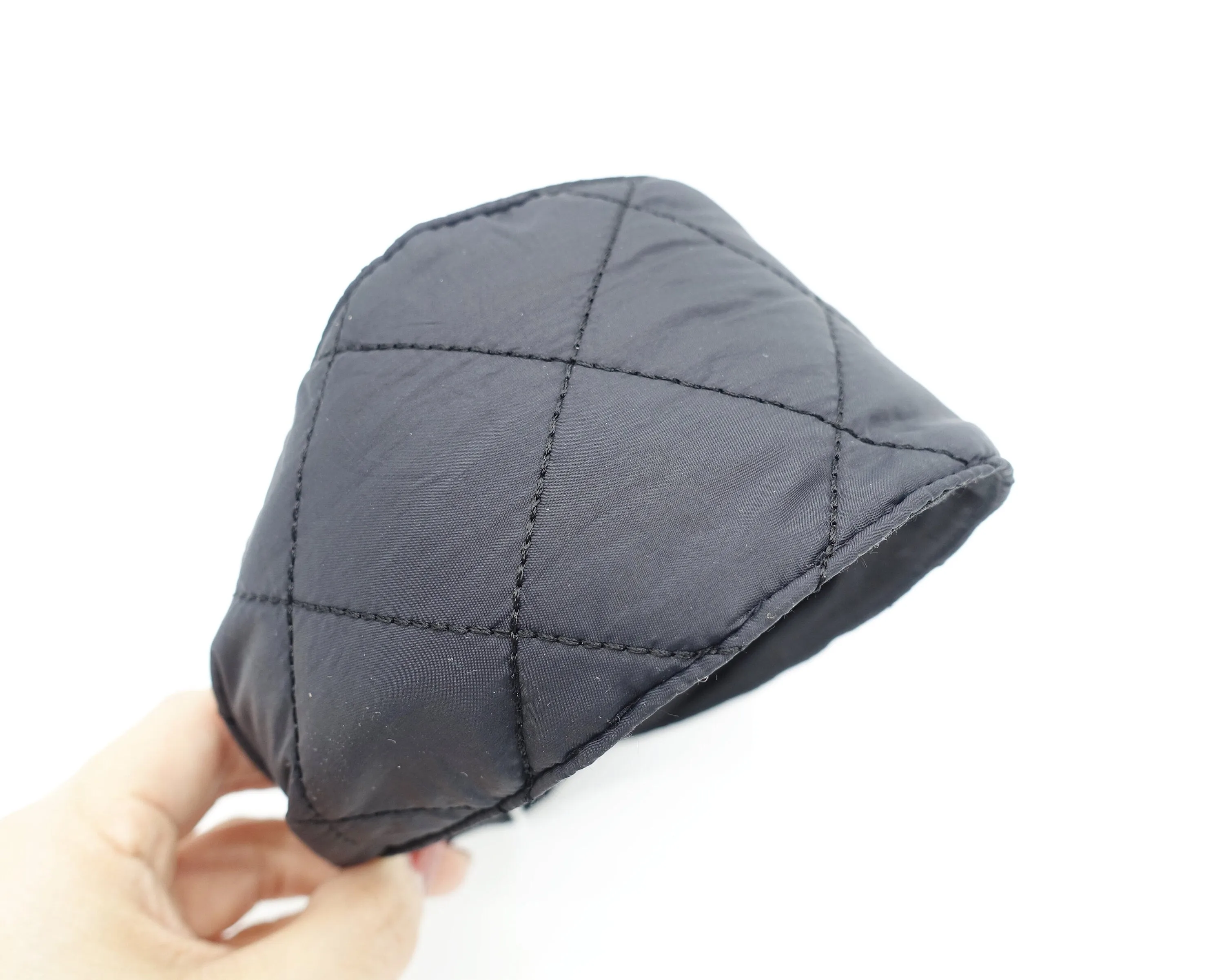 quilted headband padding headband flat style Fall Winter hair accessory for women