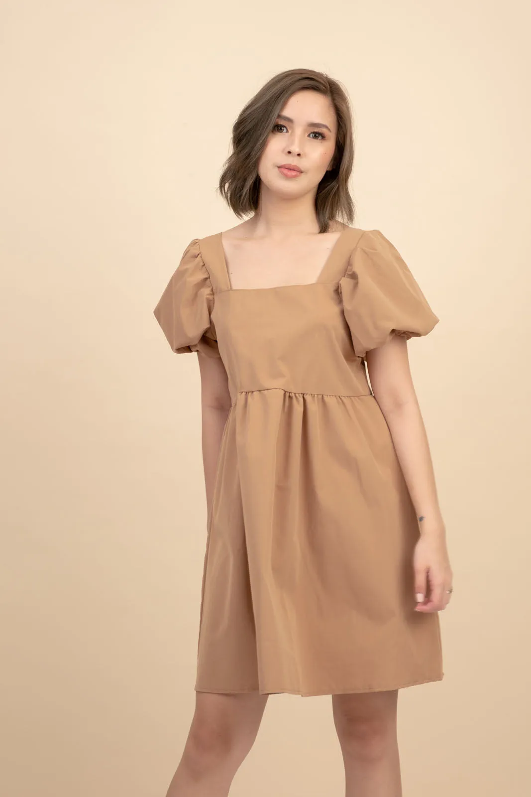 Raize Khaki Babydoll Dress