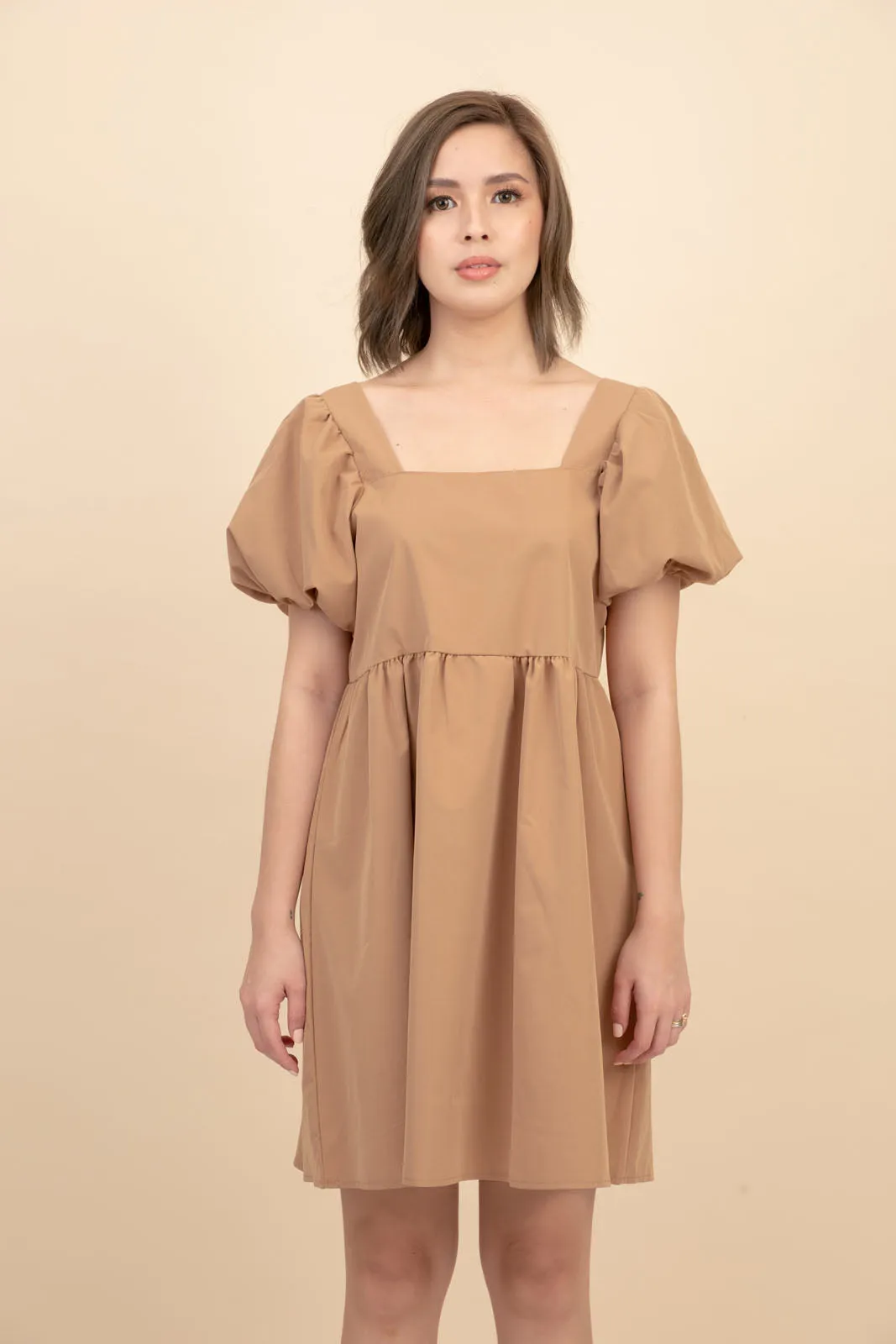 Raize Khaki Babydoll Dress