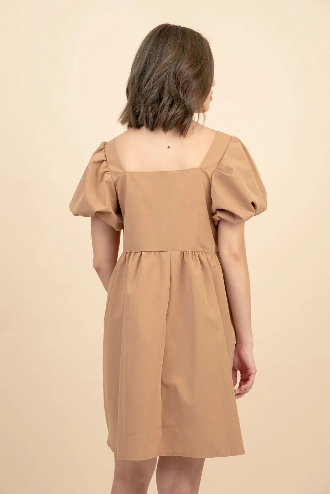 Raize Khaki Babydoll Dress