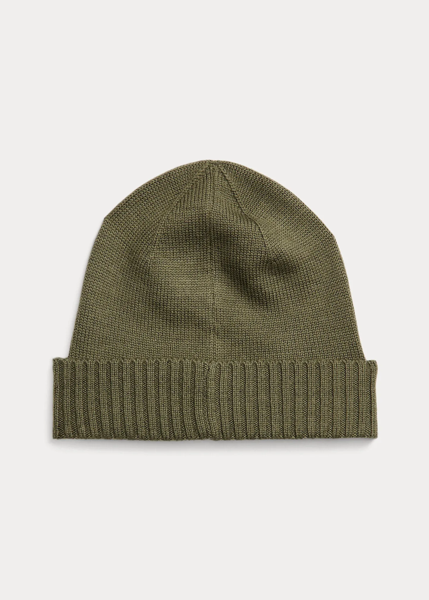 Ralph Lauren Signature Pony Wool Beanie | Army Olive