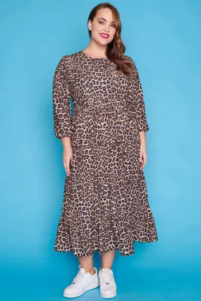 React Leopard Dress