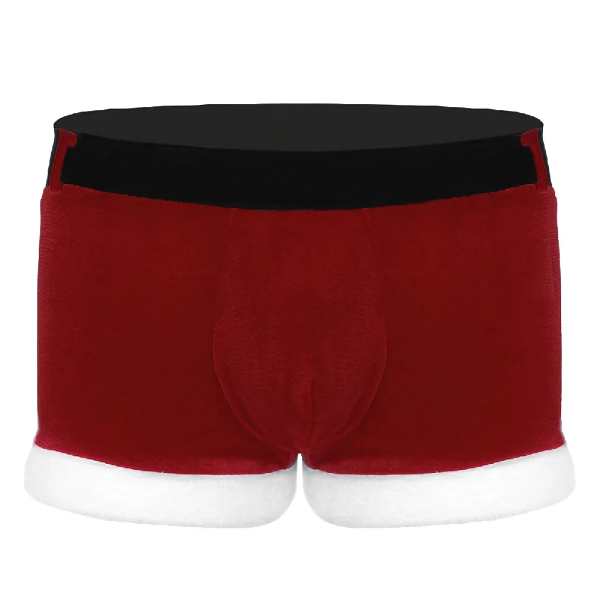 Red Patchwork Snow Boxer