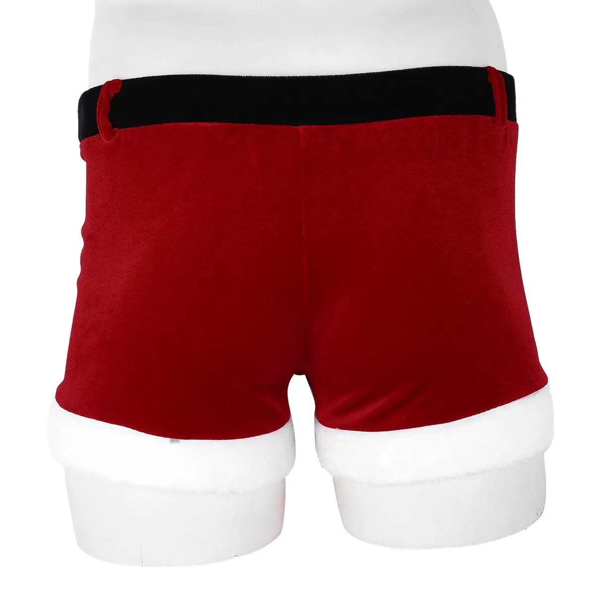 Red Patchwork Snow Boxer