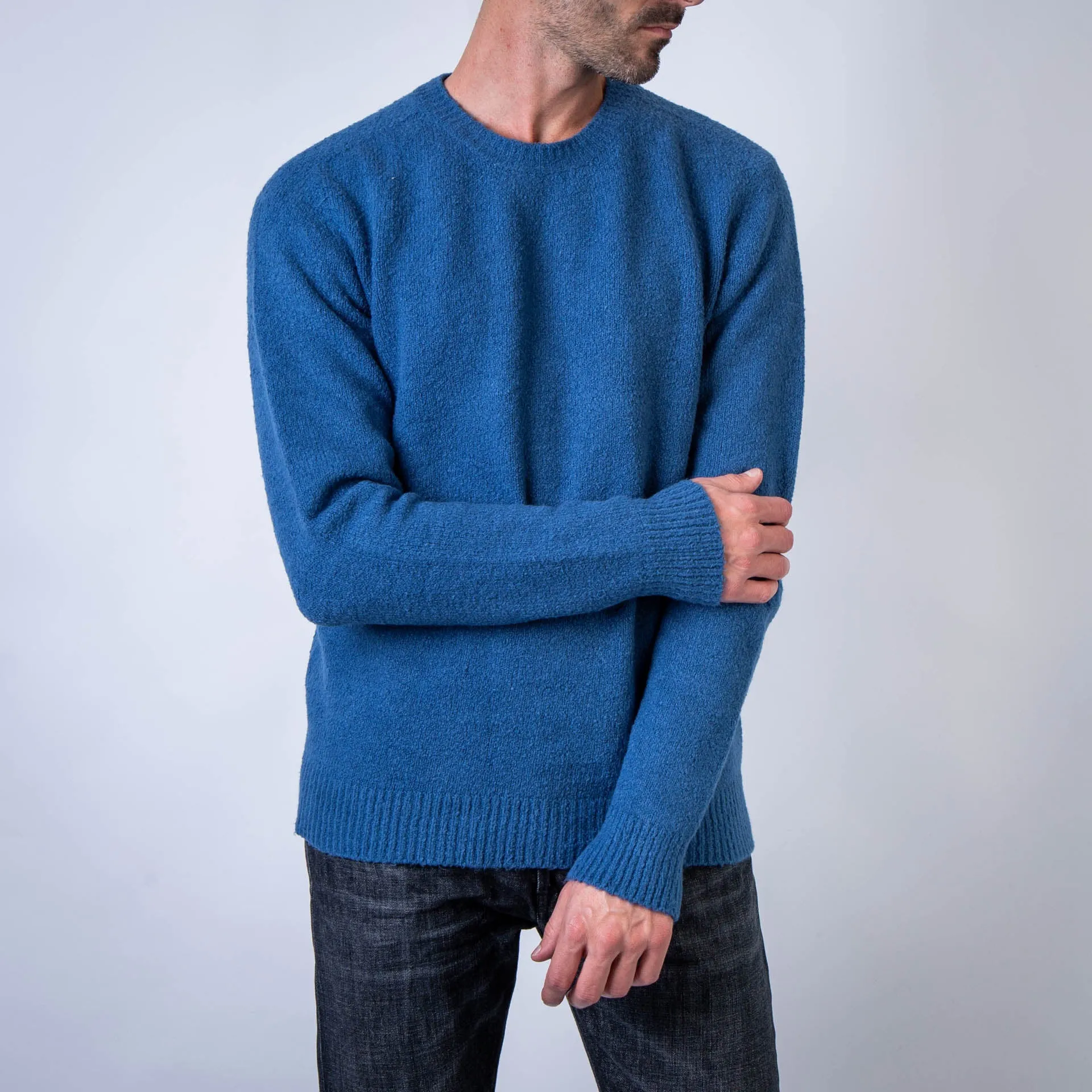 ROBERTO COLLINA SWEATER RA45001 12 SKY BLUE