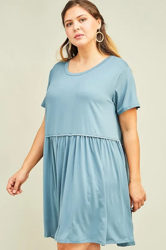 Sadie Tee Dress in Plus Size