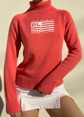 Salmon RL Flag Knit (S)