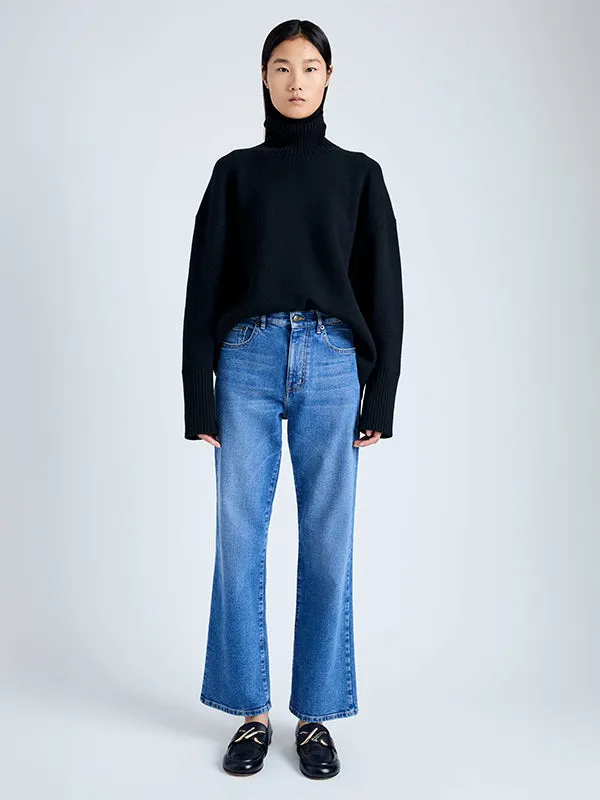 Sandra Turtleneck Sweater in Black