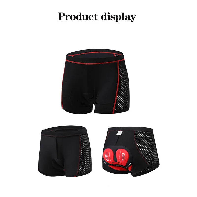 Silicone Cushion Breathable ＆ Quick Drying Men's Riding Underwear