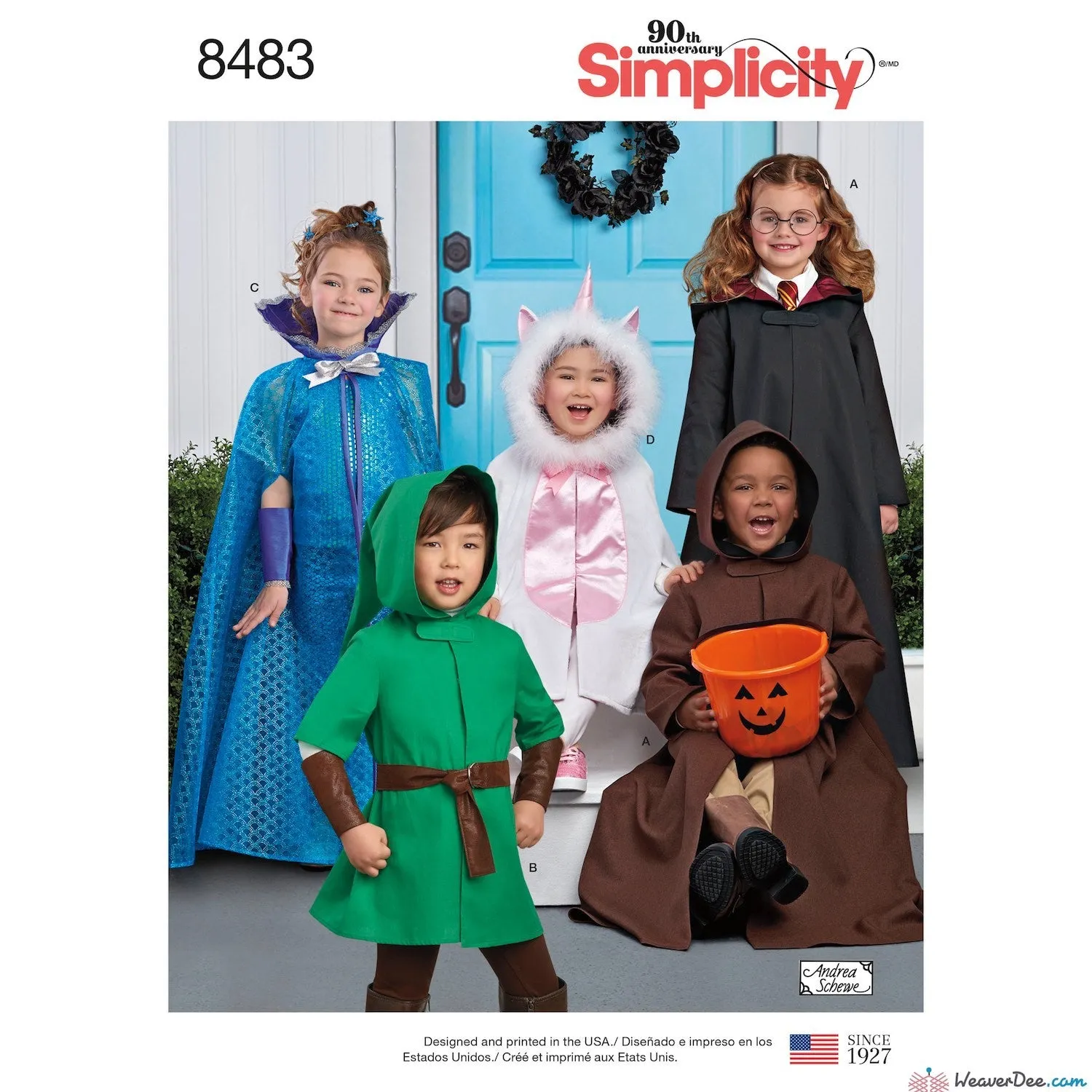 Simplicity Pattern S8483 Child's Cape Costumes