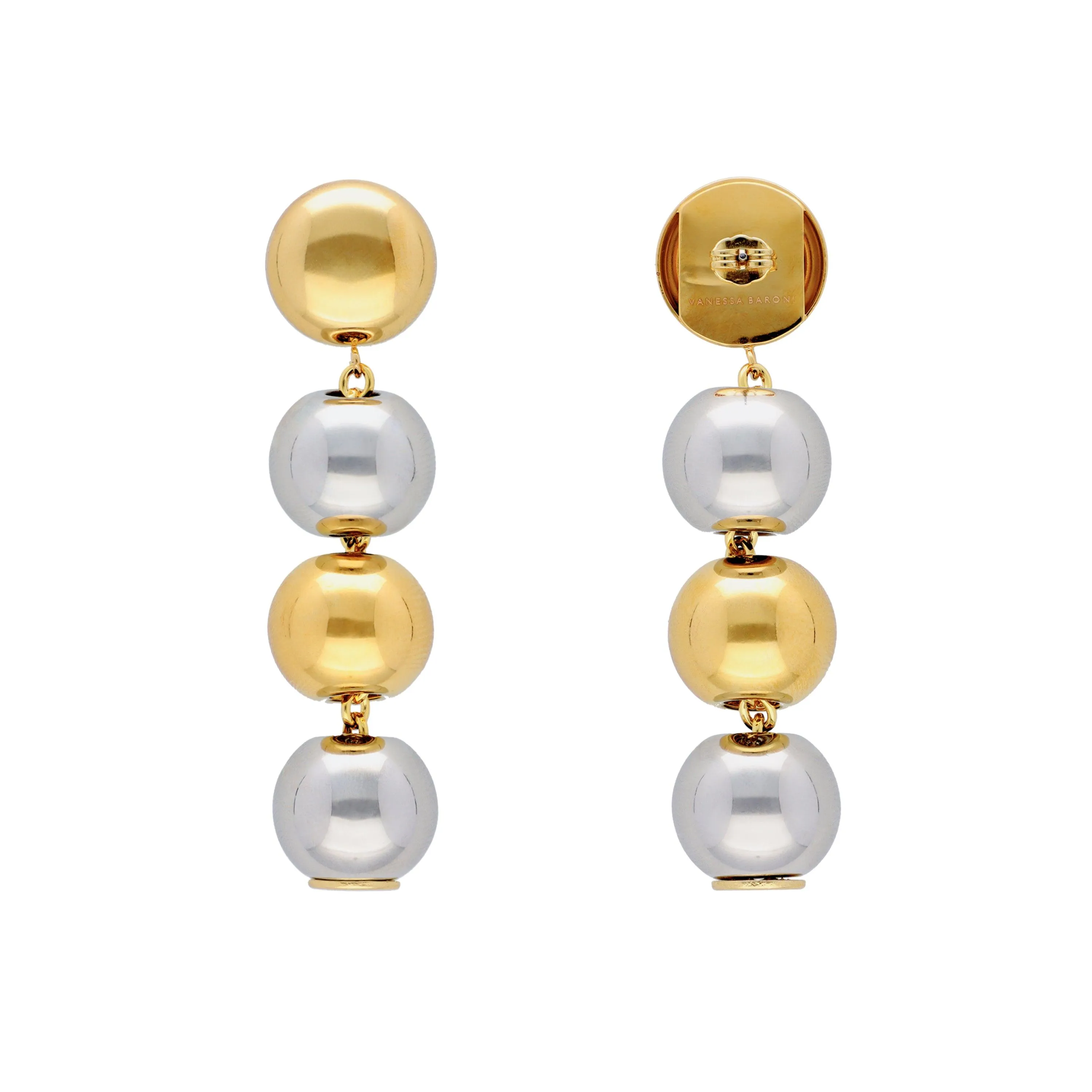 Small Beads Earring Bicolor