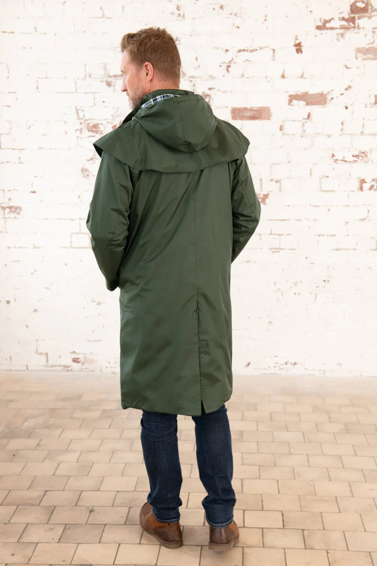 Stockman Full Length Rain Coat - Duffel