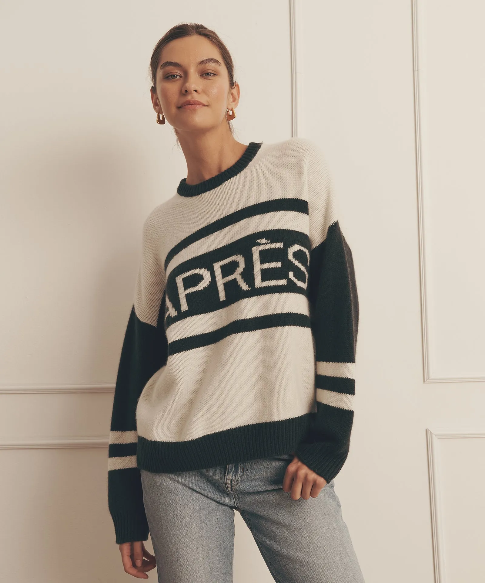 Super Luxe Cashmere Après Crewneck