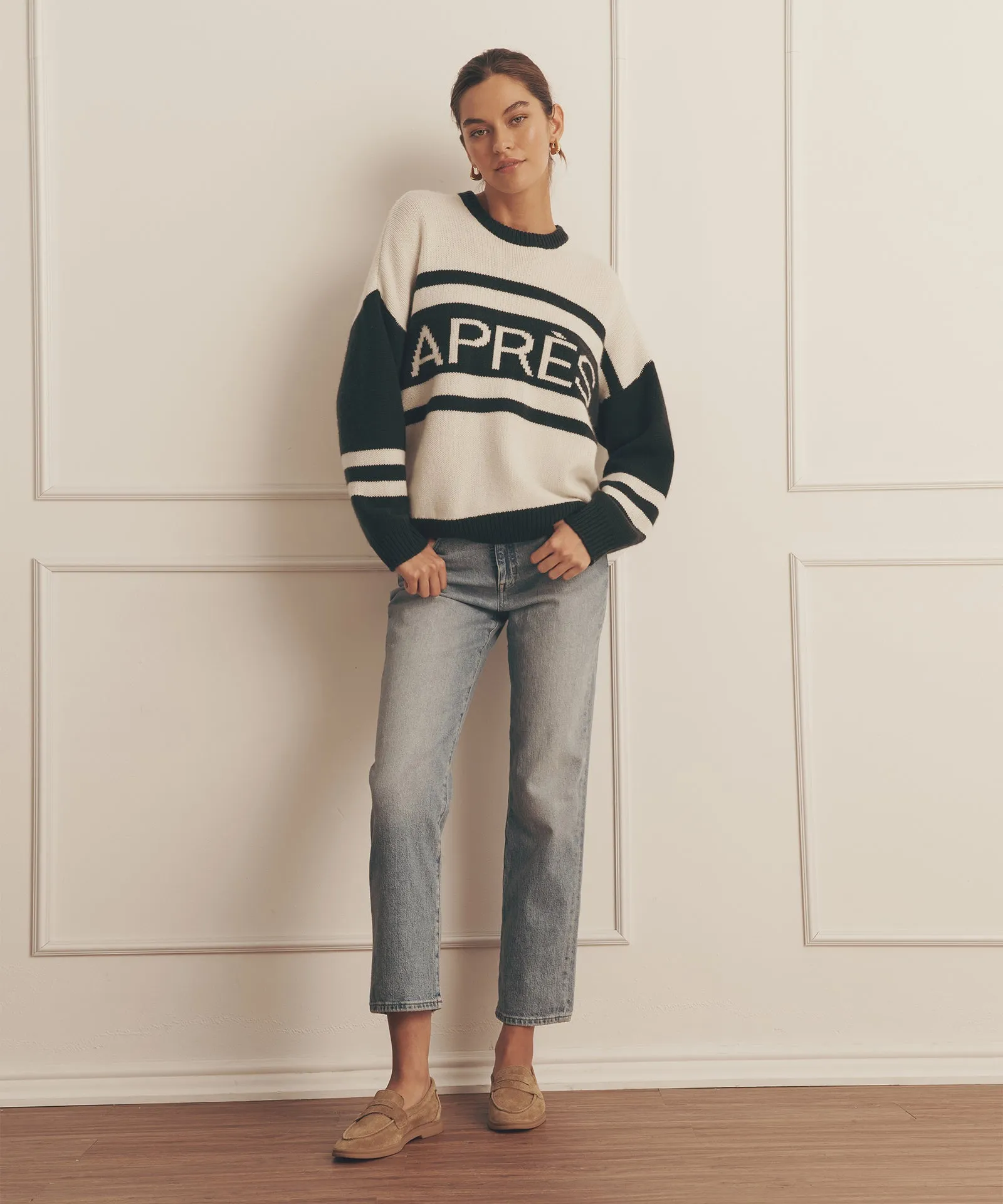 Super Luxe Cashmere Après Crewneck