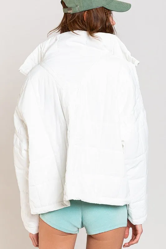 TEEK - Quilted With Zipper Closure Jacket