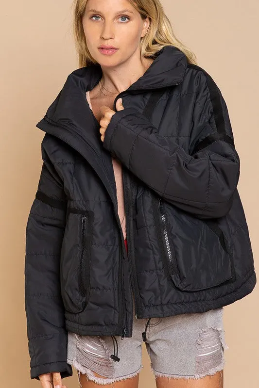 TEEK - Quilted With Zipper Closure Jacket