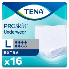 TENA ProSkin Extra Protective Incontinence Underwear 45"- 58", Moderate Absorbency, Unisex, Large