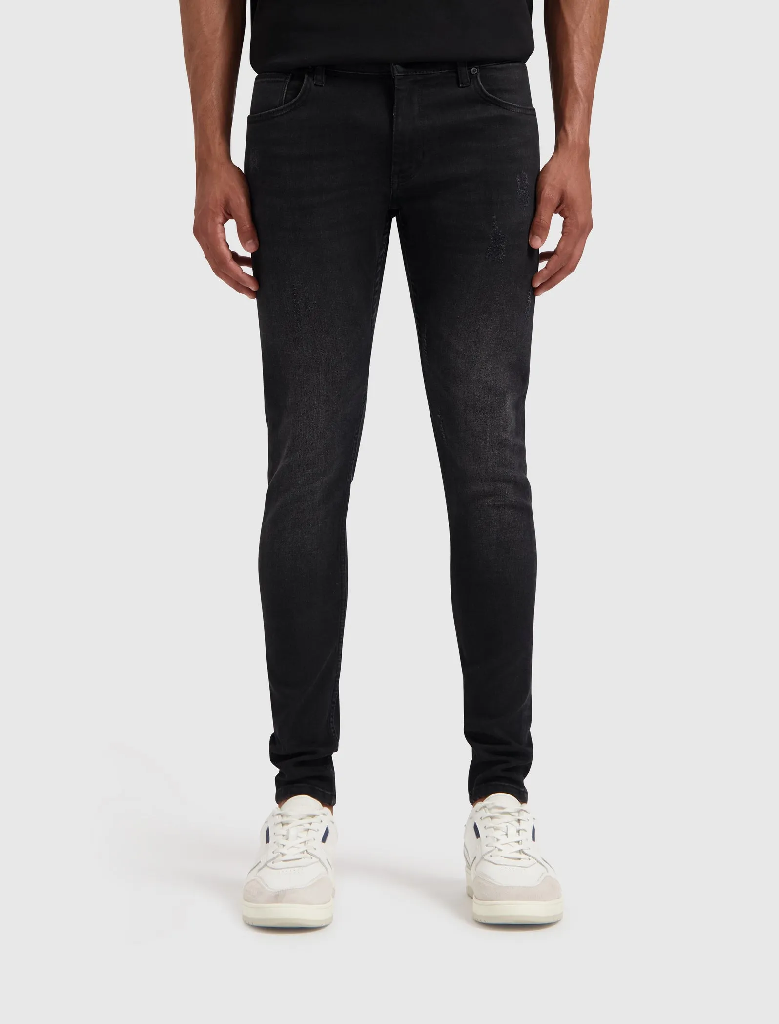 The Dylan Super Skinny Jeans | Denim Dark Grey