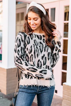 The Perfect Match Black Leopard Sweater