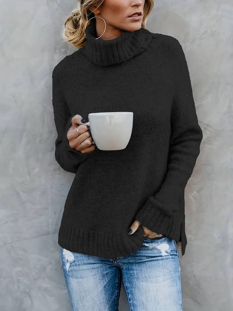 Thea - Cozy Turtle Neck Sweater