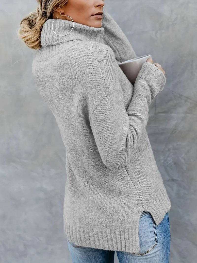 Thea - Cozy Turtle Neck Sweater