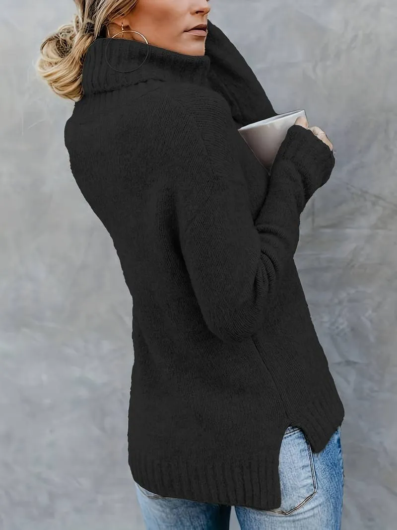 Thea - Cozy Turtle Neck Sweater