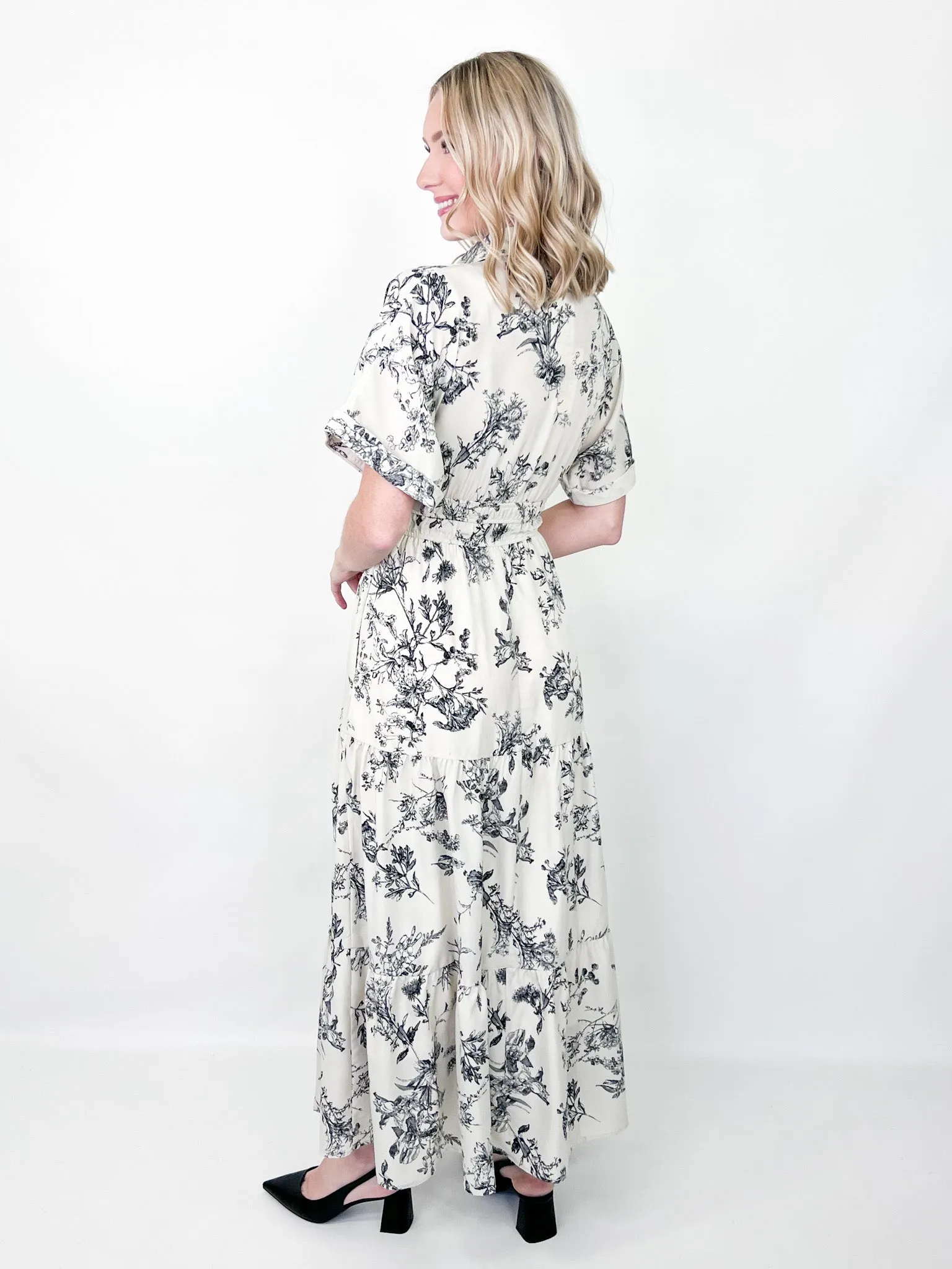 Trinity - Long Floral Midi Dress