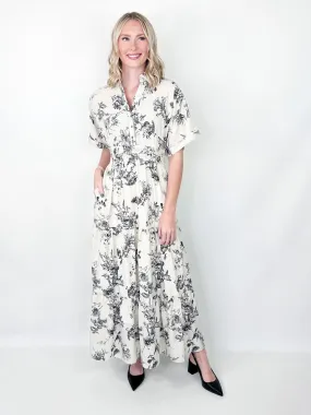 Trinity - Long Floral Midi Dress