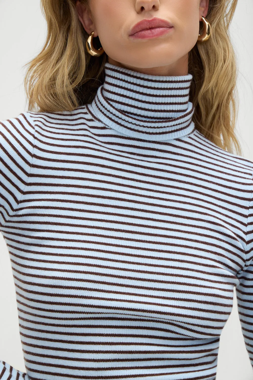 Tucker Knit Sweater - Montauk Stripe