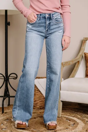 (Tummy Control) Wide Leg Jeans