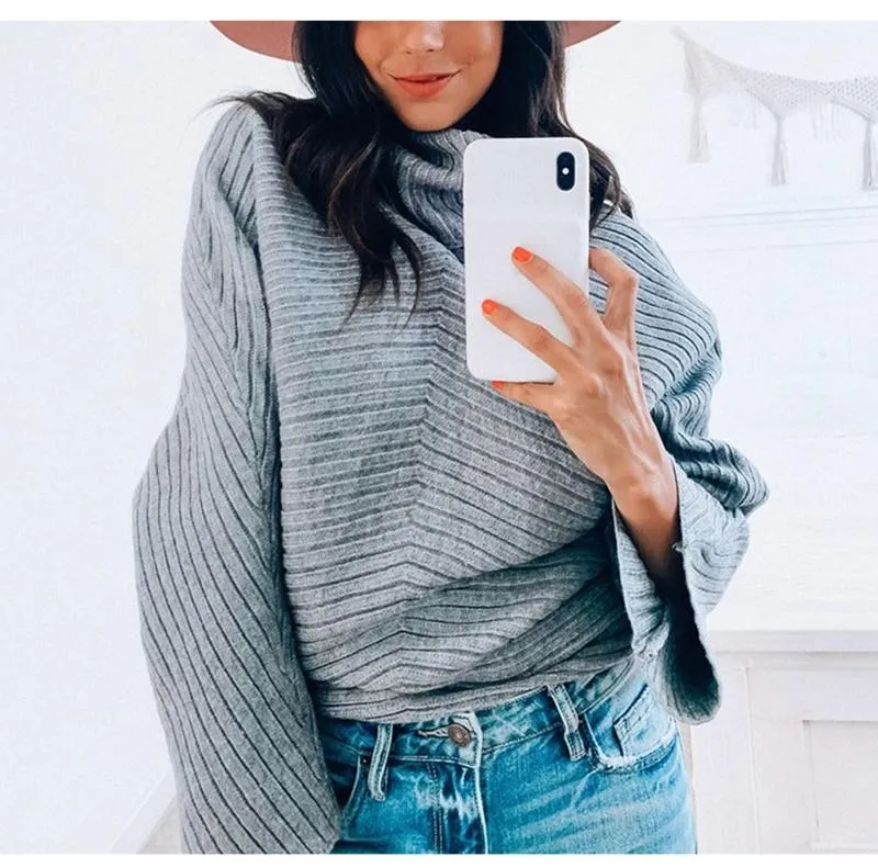 Turtleneck Oversized Long Sleeve Sweater