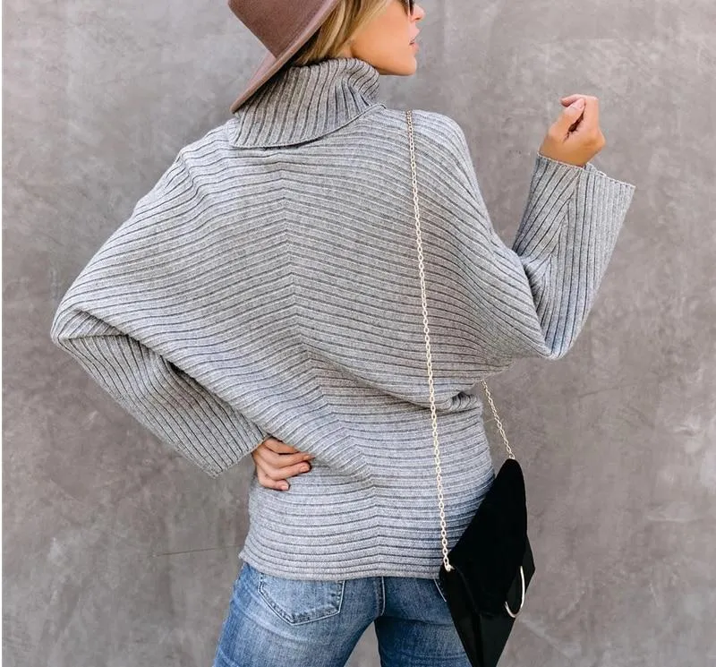 Turtleneck Oversized Long Sleeve Sweater