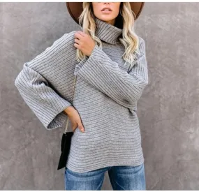 Turtleneck Oversized Long Sleeve Sweater