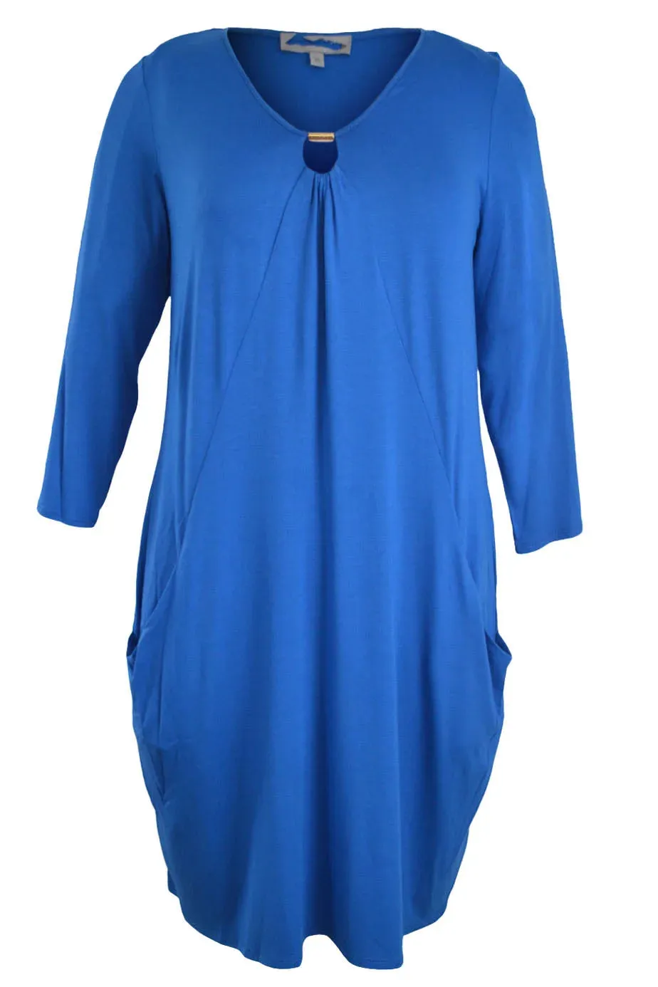 V Neck Jersey Tunic Dress