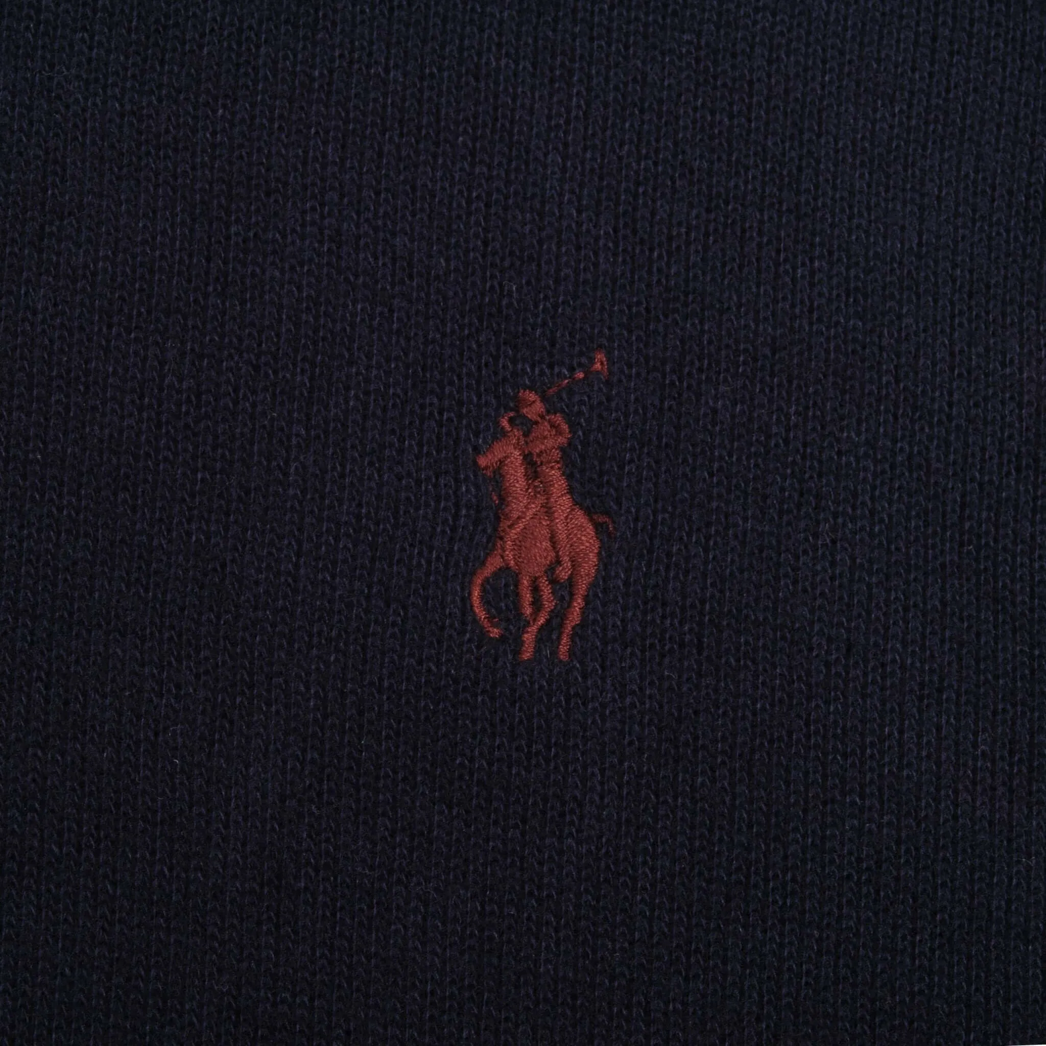 VINTAGE POLO RALPH LAUREN NAVY BLUE QUARTER 1/4 ZIP SWEATER 1990S SIZE SMALL