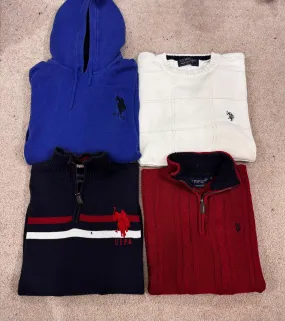 #VV144 U.S Polo Assn. Mix Sweaters 18 PCs