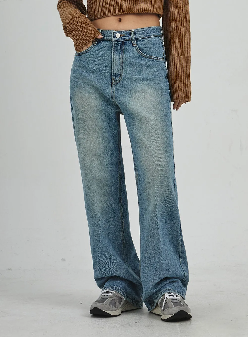 Wide Bootcut Jeans CD02