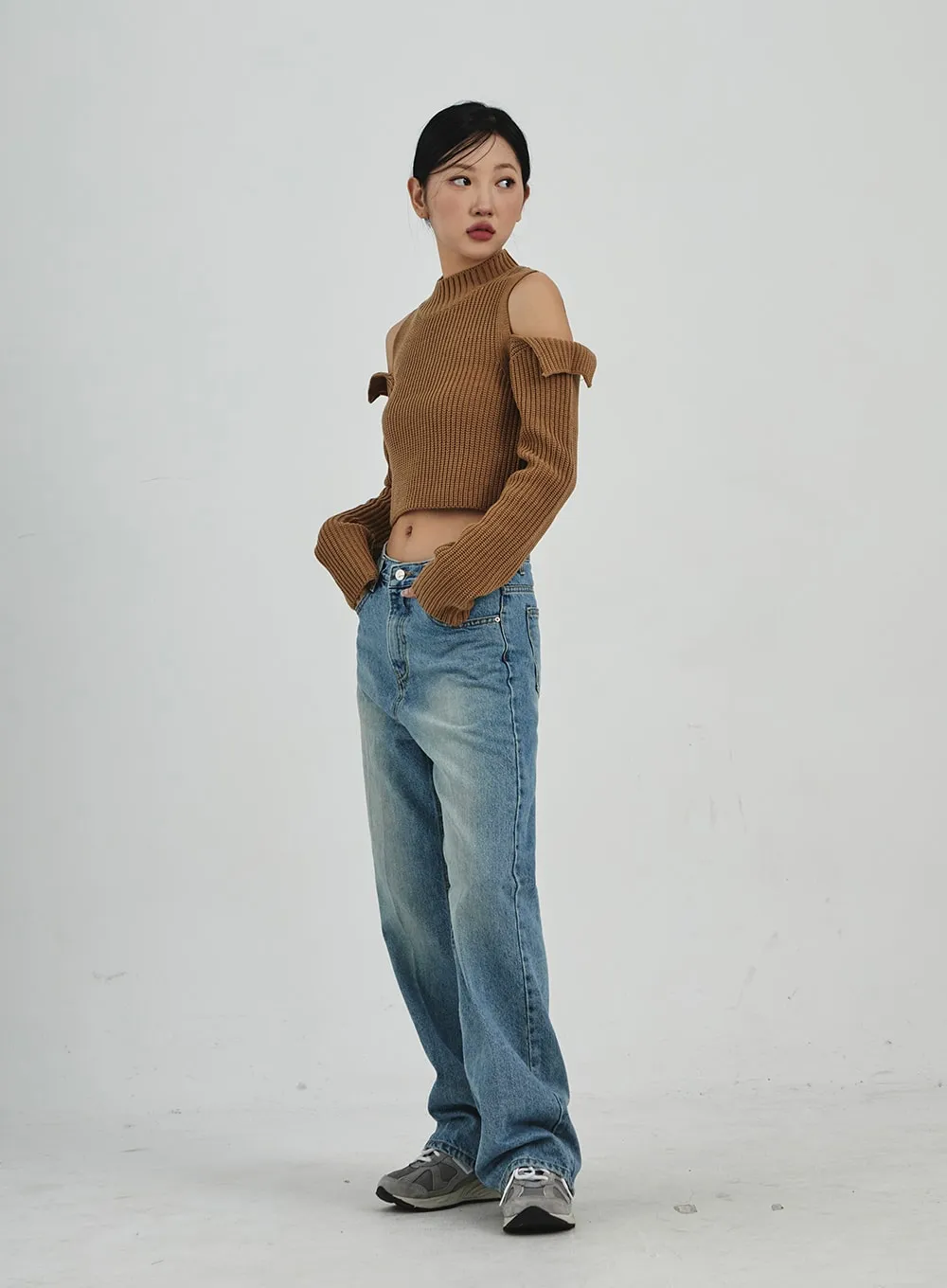 Wide Bootcut Jeans CD02