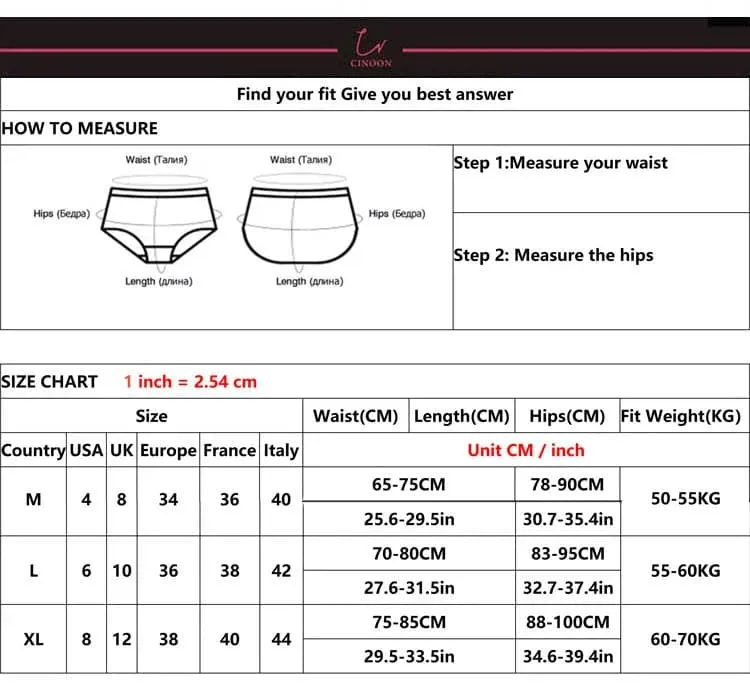 Women's High Waist Lace Underwear - Comfortable Briefs for Ladies - Breathable Fabric, Winter to Autumn - Sizes M, L, XL