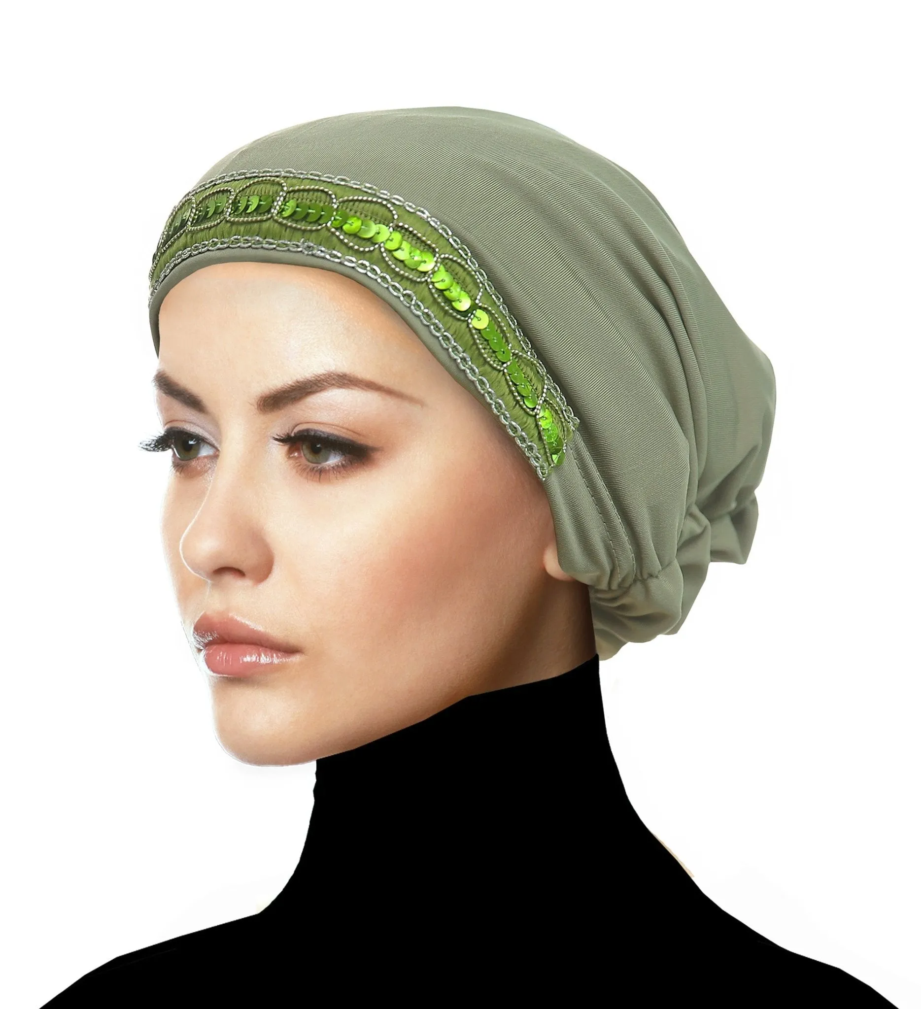 Women's Large Luxor Khatib Lycra Snood Hijab Cap