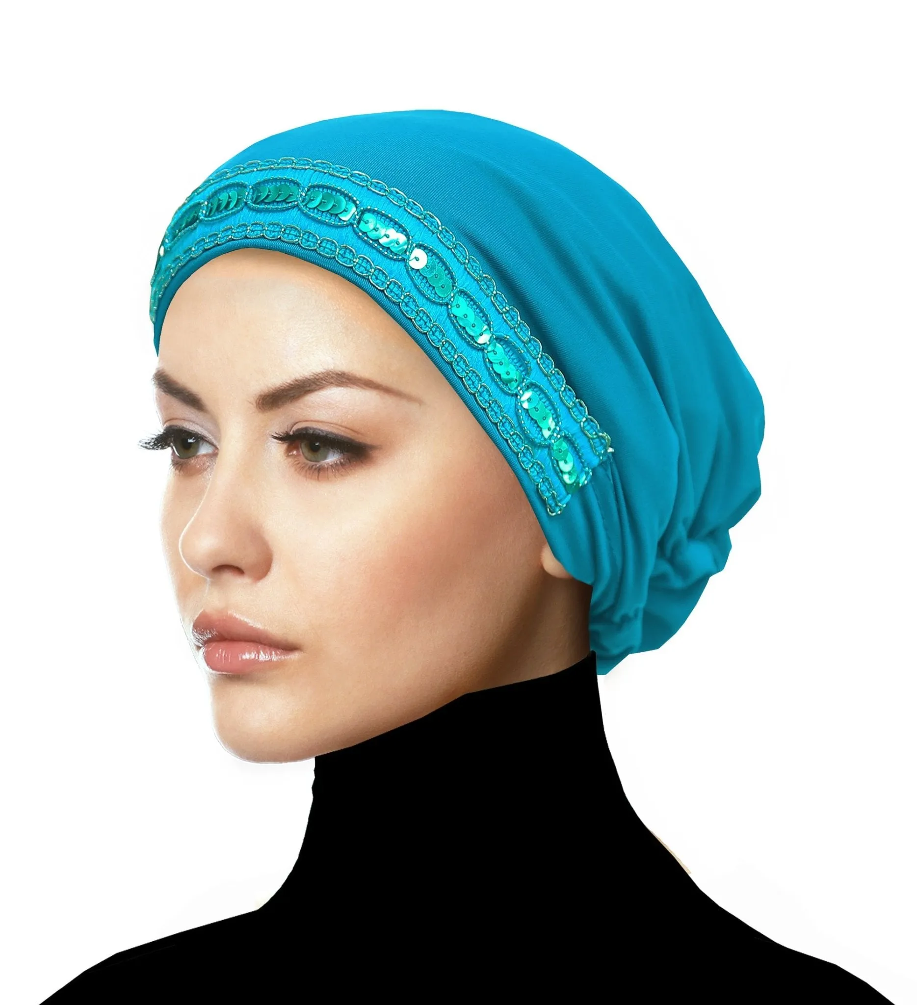 Women's Large Luxor Khatib Lycra Snood Hijab Cap